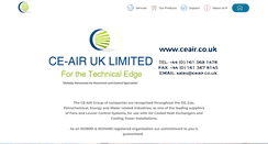 Desktop Screenshot of ceair.co.uk